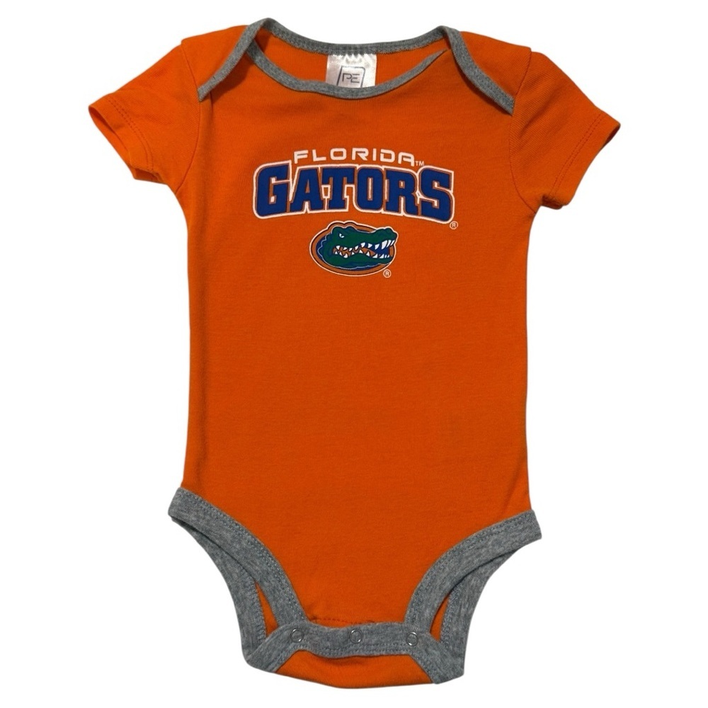 Florida Gators Baby Bodysuit 12M Orange Gray Trim NCAA Onesie by ProEdge